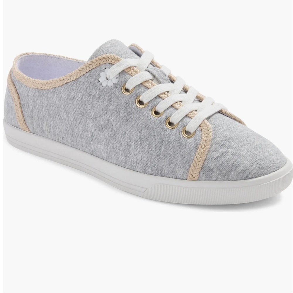 Jack Rogers Sneakers Lia Rope Sneaker in Grey Jersey Sz 9 NEW IN BOX NIB